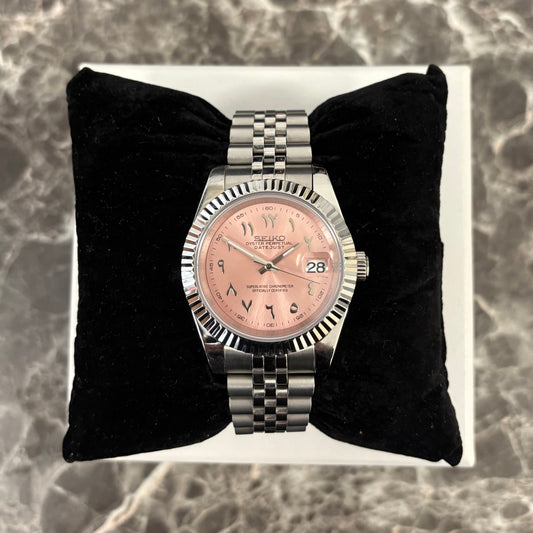 Date Just Arabic Dial Rose