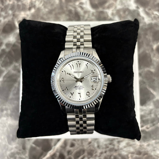 SZR Date Just Arabic Dial Argenté